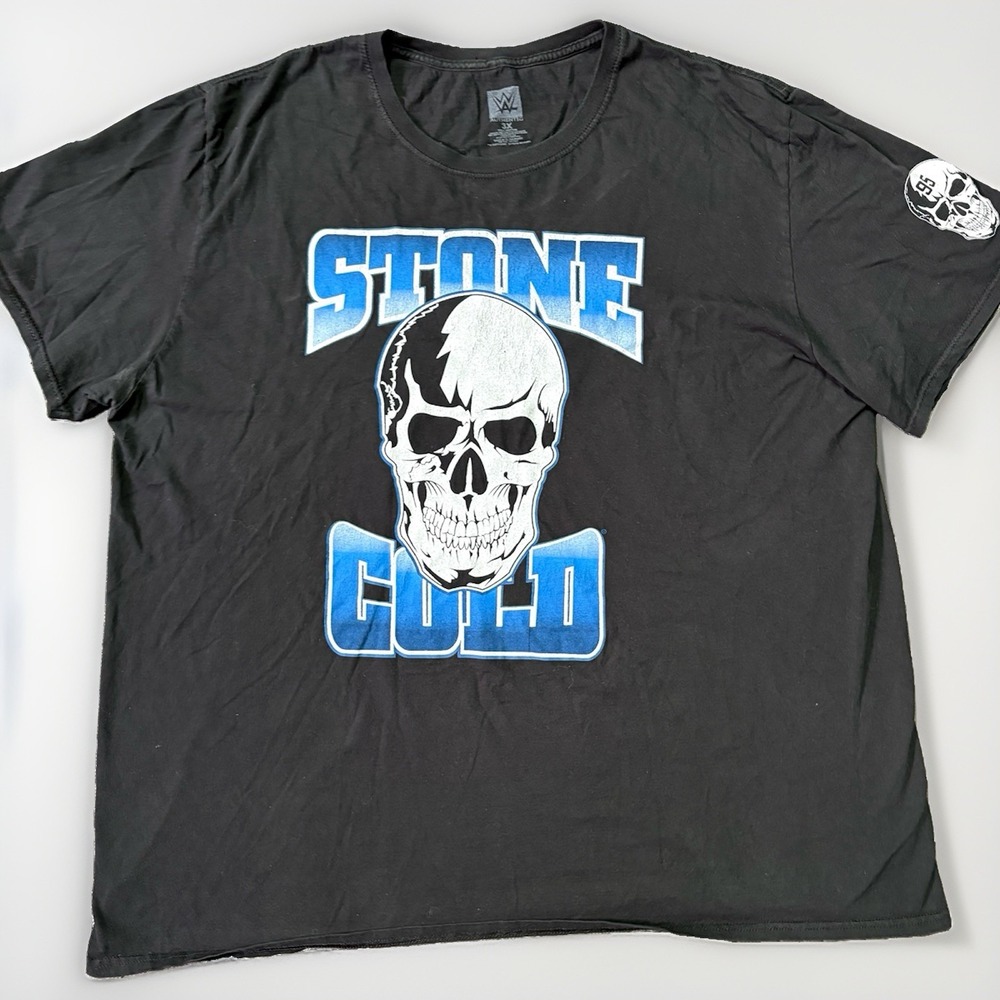 WWE Stone Cold Steve Austin "Stomping Mud Holes.." Black Cotton T Shirt Men 3XL